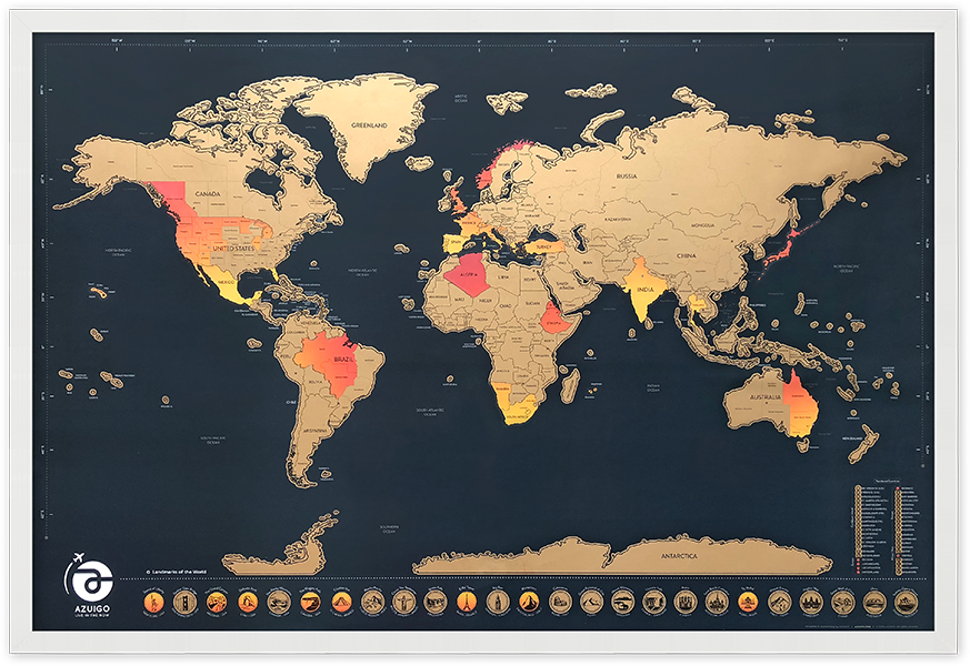 AZUIGO Scratch Map